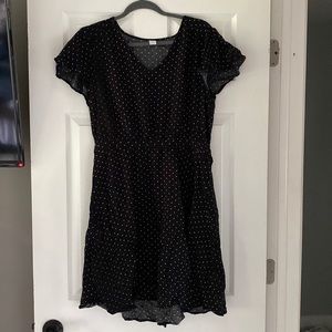Polka dot a line dress